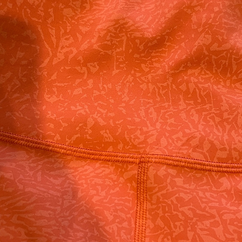 Lululemon orange set size 8 - Picture 2 of 7